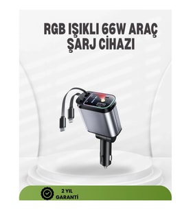 Mey İthalat® Ford, Opel, Volvo, Skoda Araçlar için 66W Çoklu Hızlı Şarj Cihazı