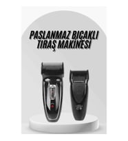 Mey İthalat® Sakal Kesme Makinesi Yanak Tıraş Makinesi Hassas Ciltlere Özel Profesyonel