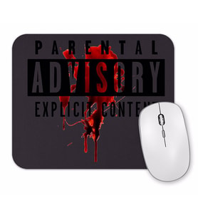 Parental Advisory Explicit Content 2 Mouse Pad