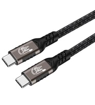 Zore QG01 Type-C to Type-C USB4 PD Data Kablosu 240W 40Gbps 8K@60Hz 1.2 Metre (Siyah)