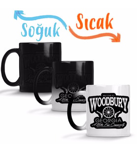 The Walking Dead Welcome to Woodbury Sihirli Kupa Bardak Porselen