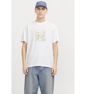 JCOTARMAC CAMO FRONT TEE SS CREW NECK LN (Beyaz)