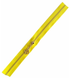 Angel Çanta Aksesuar Başlıklı Fermuar 30 Cm Light Gold Metal Sarı