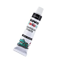 Kontür Boyası 25 ml 1 Adet Cam Vitray Boyası Kontur Boyası (Siyah)
