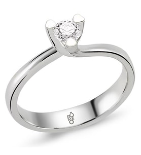 Romeo Pırlanta 0.25 Ct Tektaş YüzükRM25040 (Çok Renkli)