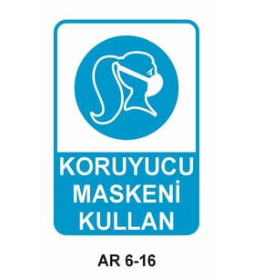 İŞ GÜVENLİĞİ UYARI LEVHASI 1 ADET PVC 21 X 29CM