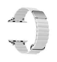 Lexroo Watch Ultra 49mm KRD-78 PU Deri Kordon Strap Kayış - Beyaz