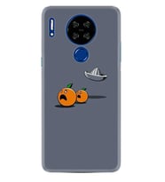 Reeder P13 Blue Max Lite Kılıf Desenli Silikon Orange Escape