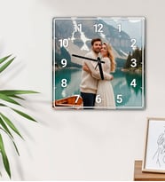 Kişiye Özel Fotoğraflı UV Baskılı Duvar Saati