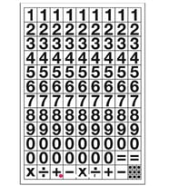 Tanex Rakam Stickers 2 Sayfa Stc-502 - 3 adet