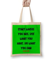 Motivational Quotes Sayings - Entrepreneurs İnspiration Success Work Gifts Bez Çanta Uzun Saplı