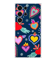 PrintiFy Samsung Galaxy S24 Ultra ile Uyumlu Retro Color 3  Kamera Korumalı Şeffaf  Kılıf