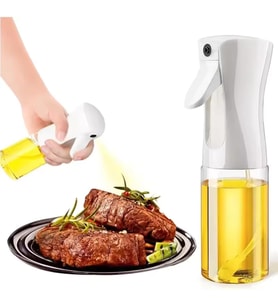 Sprey Yağdanlık Cam Şişe Yağ Püskürtücü Airfryer Kızartma Izgara Salata İçin Yağlık