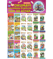 3.Sınıflar İçin Renkli Eğitici Okumayı Sevdiren Hikayeler (30 Kitap)