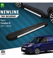 S-Dizayn Opel Combo D Uzun Şase NewLine Aluminyum Yan Basamak 223 Cm 2011-2018 A+ Kalite