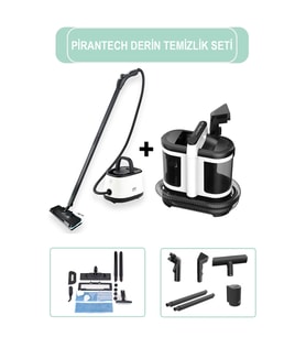 CB-101A Buharlı Temizlik Makinası / V22C Koltuk Ve Halı Yıkama Makinesi (Siyah - Beyaz)