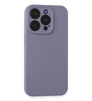 iPhone 15 Pro Kılıf Nano içi Kadife Silikon - Lila