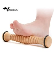 Valkyrie Ahşap Ayak Masaj Rolü Derin Doku, Plantar Fasciitis Rahatlaması & Refleksoloji