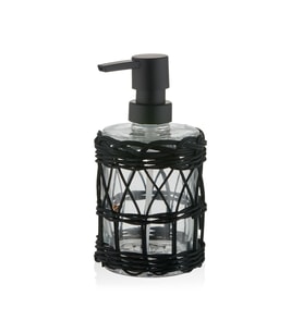 The Mia Rattan Sıvı Sabunluk Siyah 330 ml SBN0074