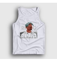 Presmono Unisex Beyaz 2pac Tupac Shakur Atlet 45417tt