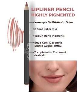 Uzun Süre Kalıcı Dağılma Yapmayan Nemlendirici Dudak Kalemi - Lipliner Pencil 02 Dirty Nude