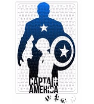 The Avengers Captain America Puzzle 240 Parça Yapboz