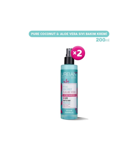 Urban Care Pure Coconut & Aloe Vera Sv Bakm Kremi 200 ml X 2
