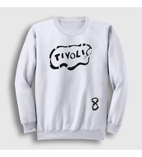 Presmono Unisex Beyaz Tivoli Pearl Jam Sweatshirt 74477tt