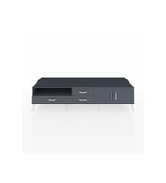 Kronos TV Ünitesi 2 Raflı 3 Çekmeceli 2 Kapaklı 220x59x51 Antrasit-Antrasit