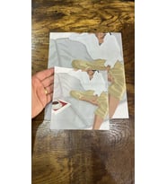 2 Lİ KADIN GÖRSELLİ ARMA DİKİŞ APLİKE 23X19 CM (Haki)