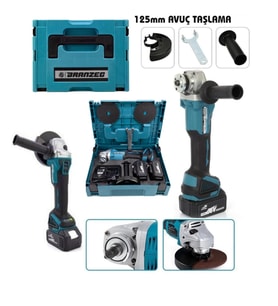 BRANZEG 36v 5ah Şarjlı Spral Çift Bataryalı Kömürsüz  Motor 125mm