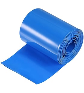 3 MT PVC ISI BORUSU MAVİ SHRINK 75 MM 18650 PİL YALITIM ISI BÜZÜLME KABLO KILIFI