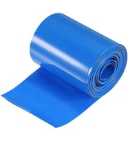 3 MT PVC ISI BORUSU MAVİ SHRINK 75 MM 18650 PİL YALITIM ISI BÜZÜLME KABLO KILIFI