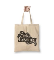 Solo Leveling Anime Beyaz Bez Çanta Uzun Saplı Alışveriş Çantası Plaj Çantası