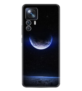 Xiaomi Mi 12t Pro Kılıf Resimli Desenli Silikon Platinium Series Midnight Moon 1802