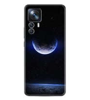 Xiaomi Mi 12t Pro Kılıf Resimli Desenli Silikon Platinium Series Midnight Moon 1802