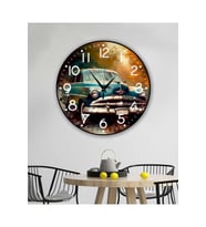 bilge Tasarım retro Duvar Saati 40 x 40 CM (Karışık)