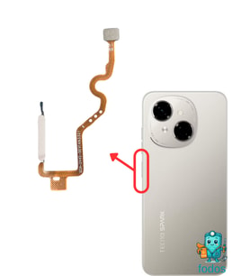 Tecno Spark Go 1 Parmak İzi Okuyucu Film Flex KL4 Uyumlu