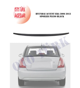 Hyundaı Accent Era 2006 2013 Spoiler Piano Black (Siyah)