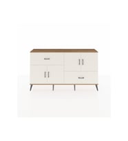 Arges Konsol 3 Raflı 2 Çekmeceli 4 Kapaklı 176x30x99 Çam-Aytaşı