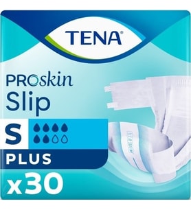 Tena Proskin Slip Plus Bel Bantlı Yetişkin Bezi S - Küçük - Small 30 Adet