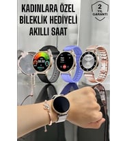 Akıllı Saat Kadınlara Özel Arama Cevaplayan Bluetooth Bağlantılı