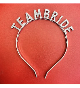 Gümüş Renk Team Bride Taç – Gelin ve Nedime Tacı