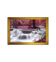 Manzara Temalı Kanvas Tablo 50 x 70 cm Gold Çerçeve