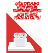 4.Nesil Bluetooth Kulaklık Yüksek Ses Kaliteli Dokunmatik Kontrol Özellikli