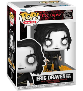 Funko Pop Movies: The Crow- Eric W/Crow Figür (Krem)