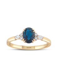 1.00 Karat London Blue Pırlanta Yüzük