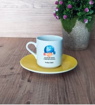 Uluslararası İlişkiler Uzmanı Türk Kahvesi Fincanı Sarı