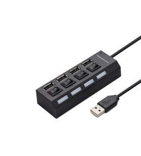 Usb Hub 4*Usb Siyah HDX7008