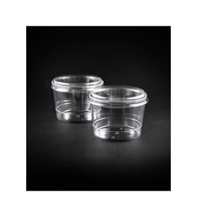 180cc Plastik Kap, 30 Adet, Kapaklı, Bodega, Dayanıklı ve Şık Set